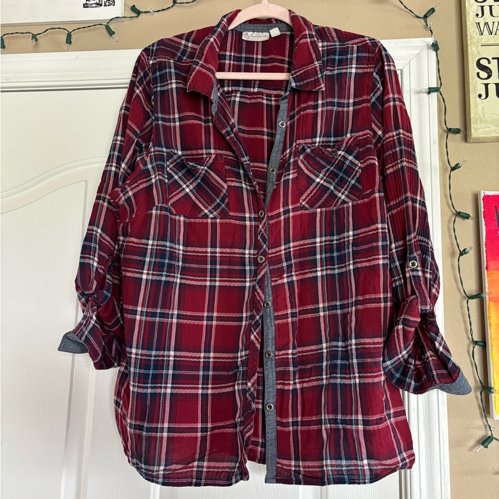Croft & Barrel Women’s Plaid Button Up